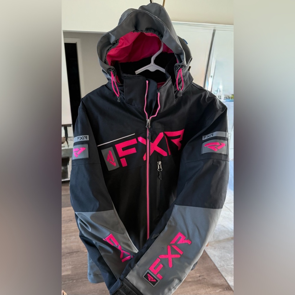 FXR Women's Black and Pink Ski Jacket
